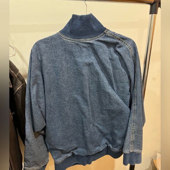 Oversized Zara Denim Bomber - Picture 3 of 4